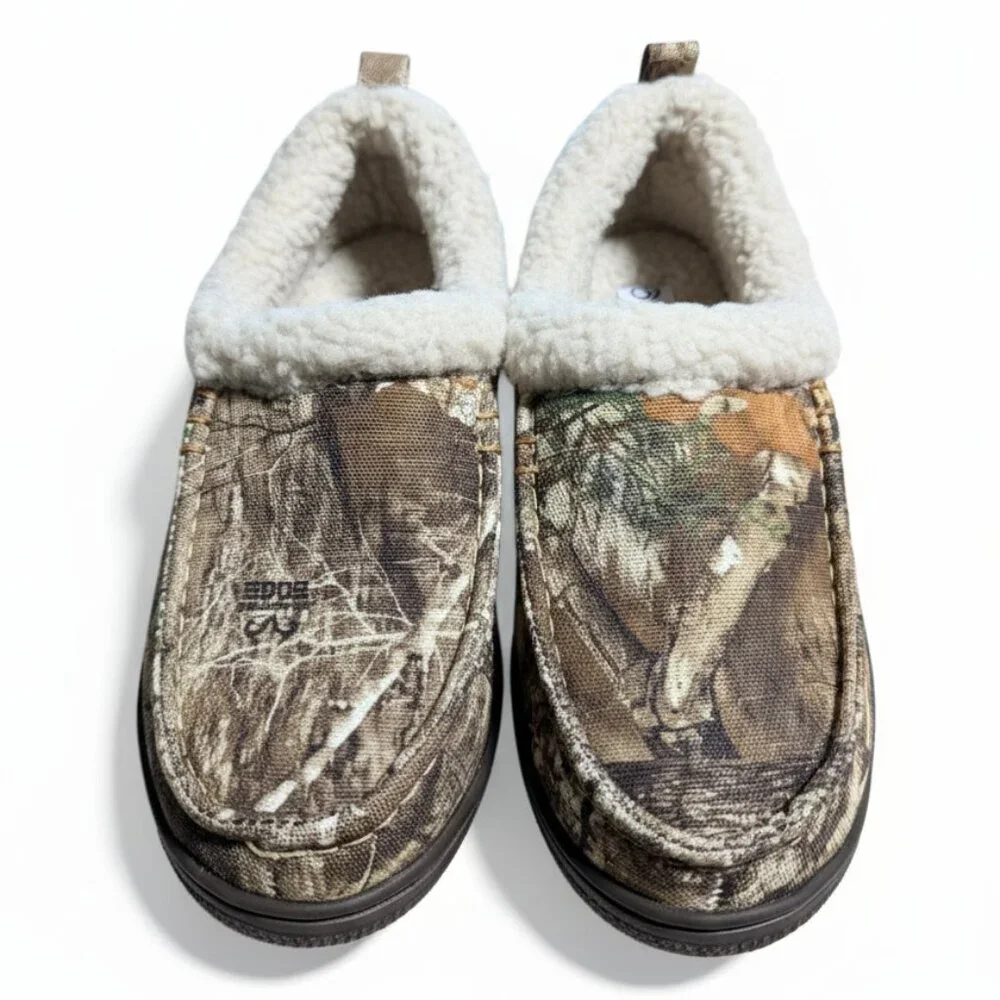 Magellan Outdoors Boys' Slippers Realtree Edge Camo 4 NEW